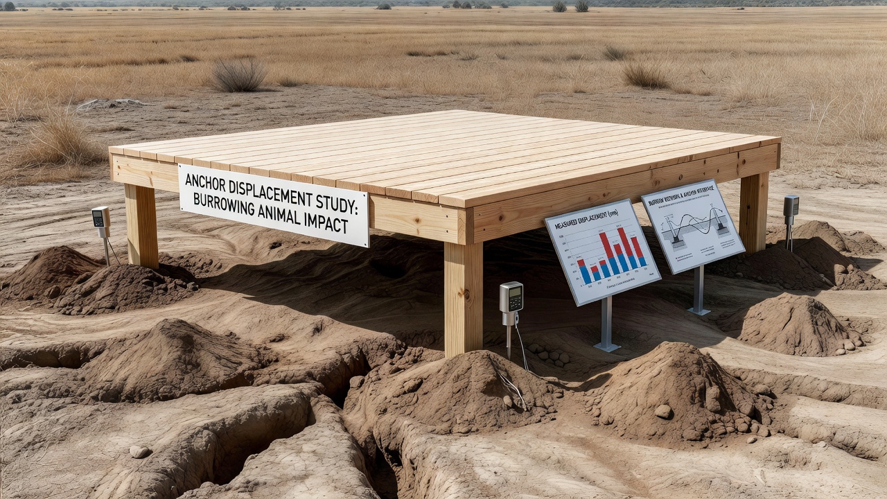 Sensor data and anchor measurement equipment installed at outdoor platform sites