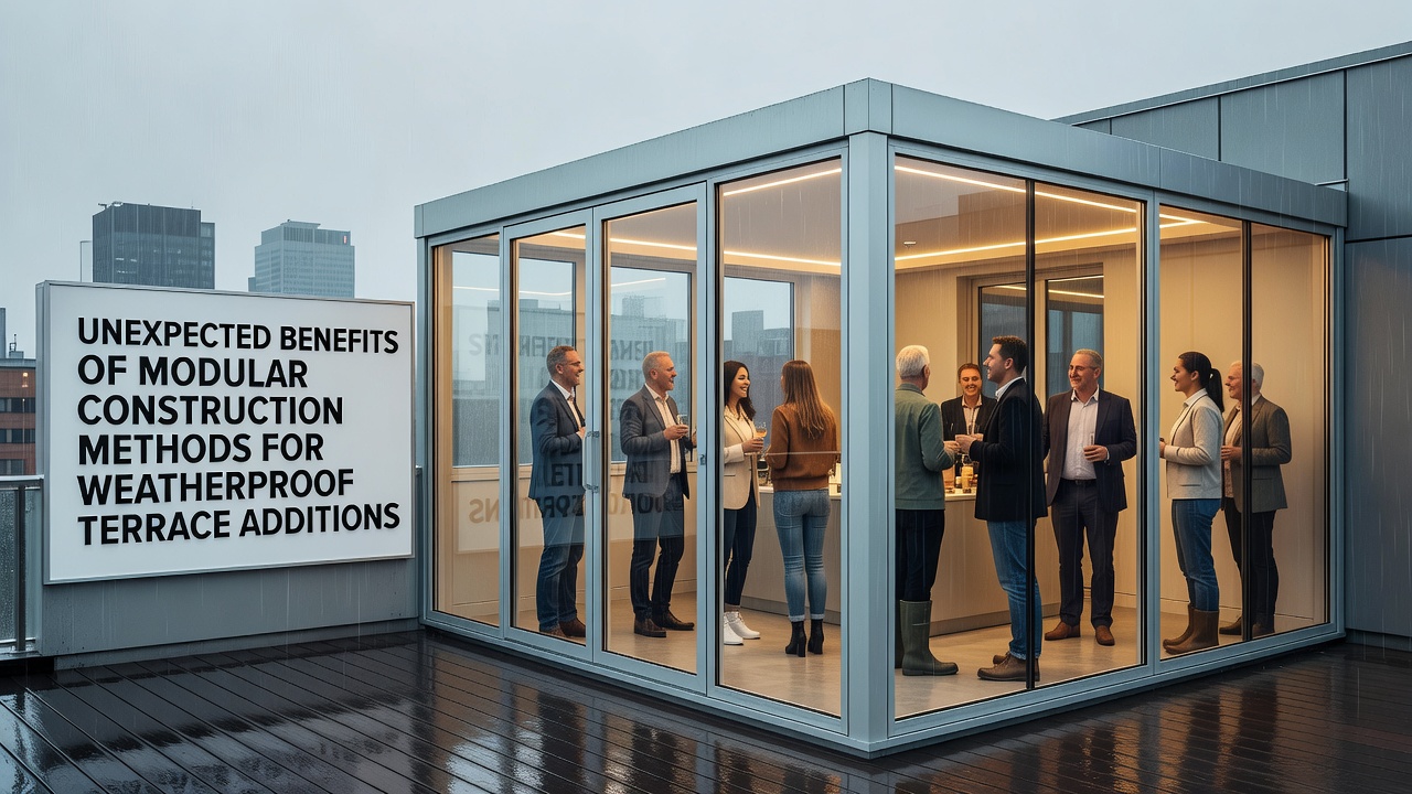 Unexpected Benefits of Modular Construction Methods for Weatherproof Terrace Additions